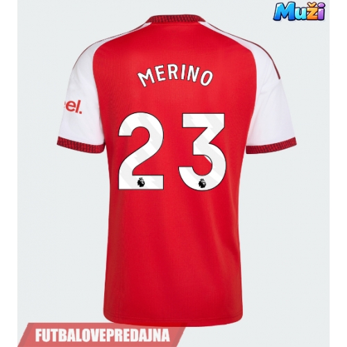 Lacne Muži Futbalové dres Arsenal Mikel Merino #23 2026-27 Krátky Rukáv - Domáci